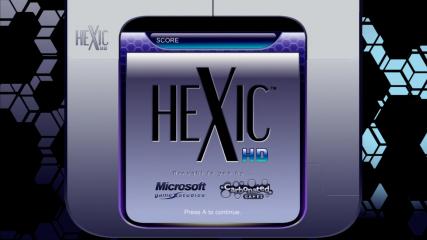 Hexic HD Title Screen